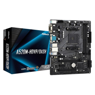 Материнская плата ASRock A520M-HDVP/DASH Socket AM4