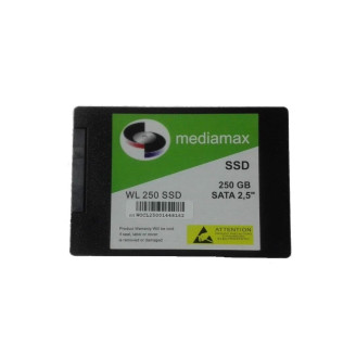 Накопитель SSD  250GB Mediamax 2.5 SATAIII TLC (WL 250 SSD) Refurbished наработка до 1%