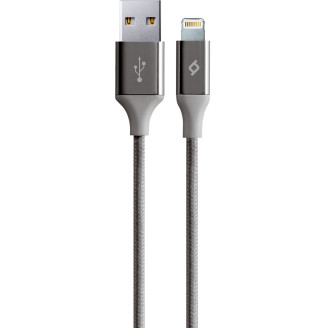 Кабель Ttec USB - Lightning (M/M), AlumiCable, 1.2 м, Space Gray (2DK16UG)