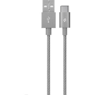 Кабель Ttec AlumiCable USB - USB Type-C (M/M), 1.2 м, Space Gray (2DK18UG)