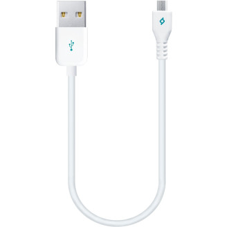 Кабель Ttec USB - мicro USB (M/M), Mini, 0.3 м, White (2DK7513B)