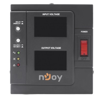 Стабилизатор NJOY Akin 3000 (PWAV-30002AK-AZ01B) AVR, 2 розетки