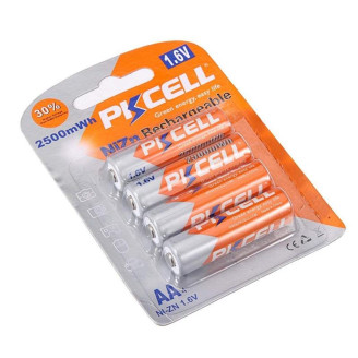 Аккумулятор PKCELL Ni-Zn AA/HR06 2500 mAh BL 4шт