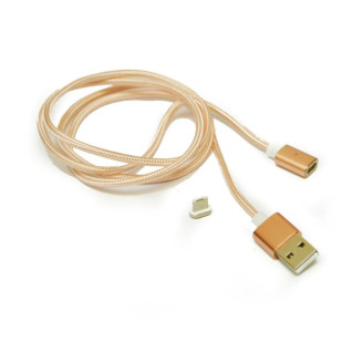 Кабель Ninja USB-microUSB, магнитный, 1м, Gold (YT-MCFB-M/G/09165) блистер