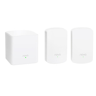 WiFi Mesh система Tenda Nova MW5 (MW5-KIT-3) (AC1200, 1xGE WAN/LAN, 1xGE LAN, Beamforming, MESH, MU-MIMO, 2 антенны, 3-pack)