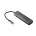 Концентратор Trust Halyx USB Type-C to 4хUSB-A3.2 Hub Black (23328)