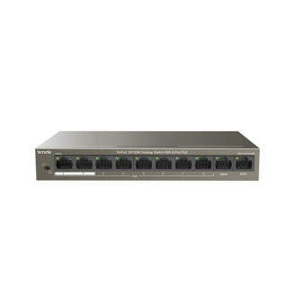 Коммутатор Tenda TEF1110P-8-63W (8xFE PoE, 2xFE uplink, Max PoE 63W)