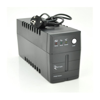 ИБП Ritar RTP625 Proxima-L 375 W, Lin.int., AVR, 2xeuro, пластик (RTP625L/05845)