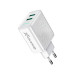 Сетевое зарядное устройство Grand-X CH-60W (2xUSB 3.1А) White