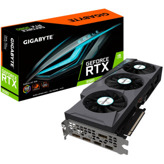 Видеокарта GF RTX 3080 10GB GDDR6X Eagle OC Gigabyte (GV-N3080EAGLE OC-10GD 2.0) (LHR)