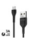 Сетевое зарядное устройство Grand-X (1xUSB 2.1А) Black (CH-17U) + кабель micro-USB