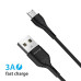 Сетевое зарядное устройство Grand-X (1xUSB 2.1А) Black (CH-17U) + кабель micro-USB