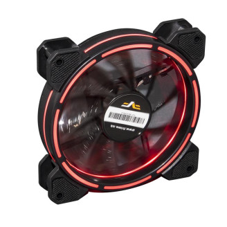 Вентилятор Frime Iris LED Fan Think Ring Red (FLF-HB120TRR16), 120х120х25 мм, 3-pin Molex, Black