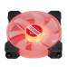 Вентилятор Frime Iris LED Fan Mid Red (FLF-HB120MR8), 120х120х25 мм, 3-pin Molex, Black/White