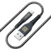 Кабель Luxe Cube Kevlar USB - micro USB (M/M), 1.2 м, черный (8886668686242)