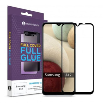 Защитное стекло MakeFuture для Samsung Galaxy A12 SM-A125 Full Cover Full Glue, 0.25mm (MGF-SA12)