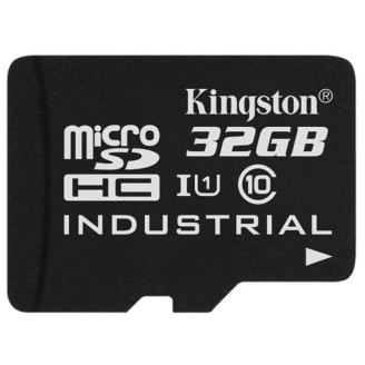 Карта памяти MicroSDHC 32GB UHS-I Class 10 Kingston Industrial Temperature (SDCIT/32GBSP)