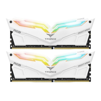 Модуль памяти DDR4 2x8GB/4000 Team T-Force Night Hawk White RGB (TF2D416G4000HC18EDC01)