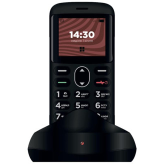 Мобильный телефон Ergo R201 Dual Sim Black