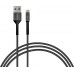 Кабель Intaleo CB0 USB-USB Type-C 1.2м Black/Grey (1283126495663)