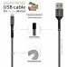 Кабель Intaleo CB0 USB-Lightning 1.2м Black/Grey (1283126495625)