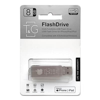 Флеш-накопитель USB3.0 8GB Lightning T&G 004 Metal Series (TG004IOS-8G3)