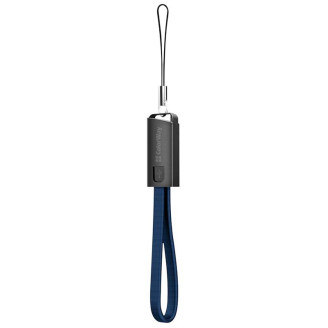 Кабель ColorWay USB - Lightning (M/M), 2.4 А, 0.22 м, Blue (CW-CBUL021-BL)