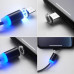 Кабель ColorWay Magnetic USB - Lightning + micro USB + USB Type-C (M/M), 2.4 А, 1 м, Black (CW-CBUU020-BK)