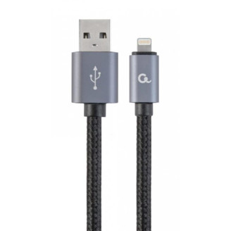 Кабель Cablexpert USB - Lightning (M/M), 1.8 м, черный (CCB-mUSB2B-AMLM-6)