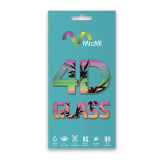Защитное стекло Miami для Xiaomi Redmi 9A/9C Black, 0.33mm, 4D (00000013319)