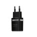 Зарядное устройство Hoco C12 Smart (2USB, 2.4А) Black (6957531064114) + кабель MicroUSB