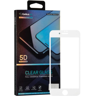 Защитное стекло Gelius Pro 5D Clear Glass для Apple iPhone 8/7 White (2099900709432)