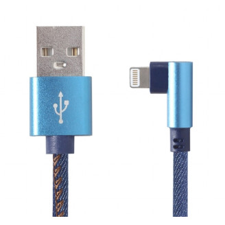 Кабель Cablexpert USB - Lightning (M/M), премиум, 1 м, синий (CC-USB2J-AMLML-1M-BL)