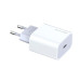 Сетевое зарядное устройство Grand-X (1xUSB-C 20W) QC4.0, PD 3.0, FCP, AFC White (CH-770)