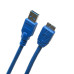 Кабель Extradigital (KBU1626) USB 3.0 AM - Micro USB 3.0, 1.5м, синий