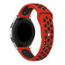 Ремешок BeCover Vents Style для Xiaomi iMi KW66/Mi Watch Color/Watch S1 Active/Haylou LS01/LS05 Red-Black (705808)