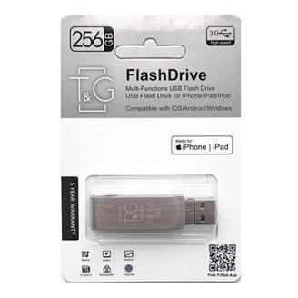 Флеш-накопитель USB3.0 256GB Lightning T&G 007 Metal Series (TG007IOS-256G3)