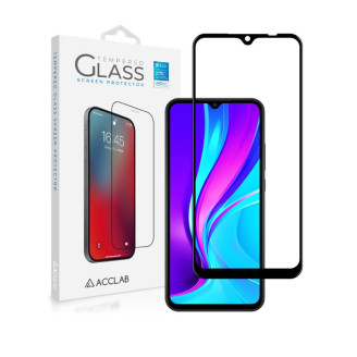 Защитное стекло ACCLAB Full Glue для Xiaomi Redmi 9A/9С Black (1283126508820)