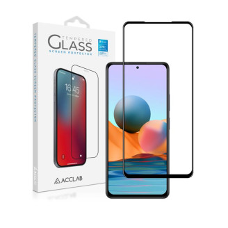 Защитное стекло ACCLAB Full Glue для Xiaomi Redmi Note 10 Pro Black (1283126511240)