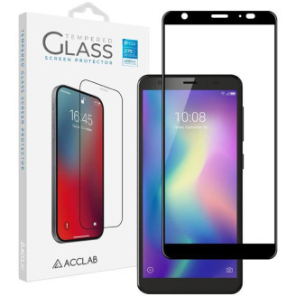 Защитное стекло ACCLAB Full Glue для ZTE A5 2019 Black (1283126508875)