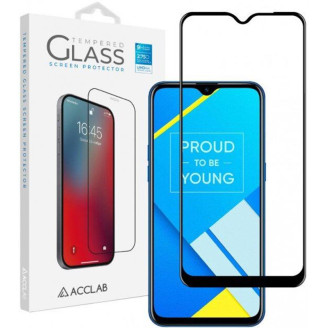 Защитное стекло ACCLAB Full Glue для Realme C2 Black (1283126508424)