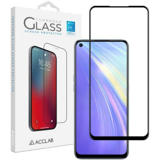 Защитное стекло ACCLAB Full Glue для Realme 6 Black (1283126508400)