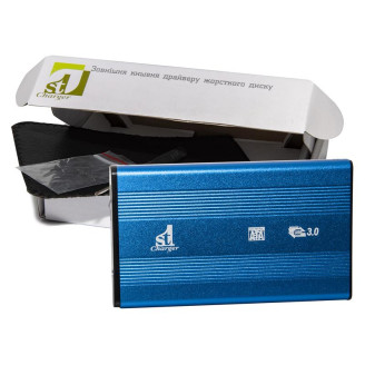 Внешний карман 1StCharger SATA HDD/SSD 2.5, USB 3.0, Blue (HDE1STU2530BB)