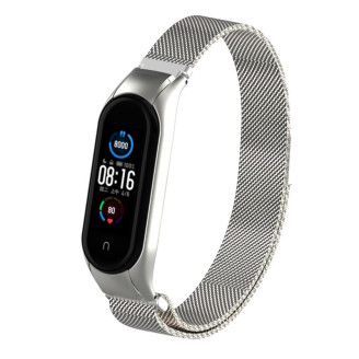 Ремешок Armorstandart Milanese Magnetic Band 503 для Xiaomi Mi Band 5/Mi Band 6 Silver (ARM57180)