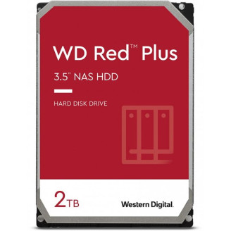 Накопитель HDD SATA 2.0TB WD Red Plus 5400rpm 128MB (WD20EFZX)