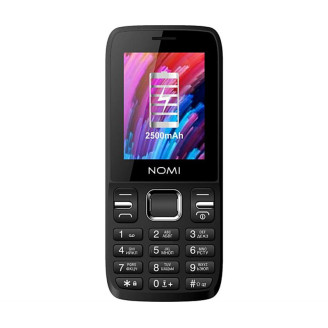 Мобильный телефон Nomi i2430 Dual Sim Black