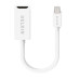 Адаптер Belkin mini DisplayPort - HDMI (M/F), 0.12 м, White (F2CD078DSAPL)