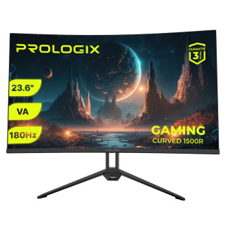 Монитор Prologix Gaming 23.6 GM2324C VA Black Curved