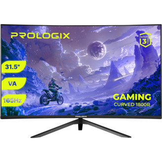 Монитор Prologix Gaming 31.5 GM3224CQ VA Black Curved