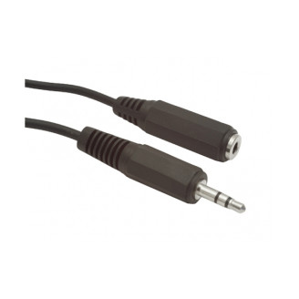 Аудио-кабель Cablexpert 3.5 мм - 3.5 мм (M/F), 1.5 м, черный (CCA-423)